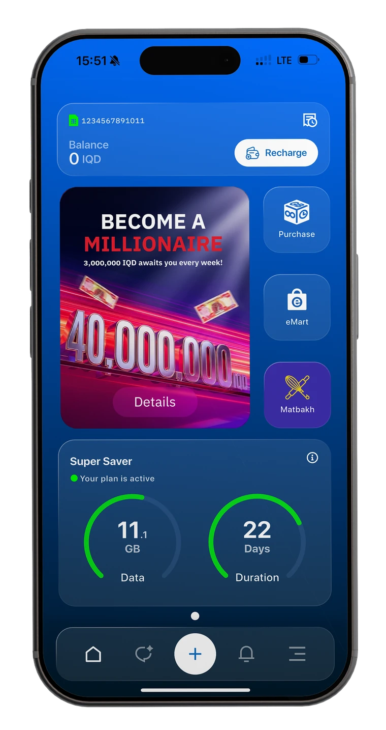 GoranNet app on iPhone showing the Become a Millionaire banner